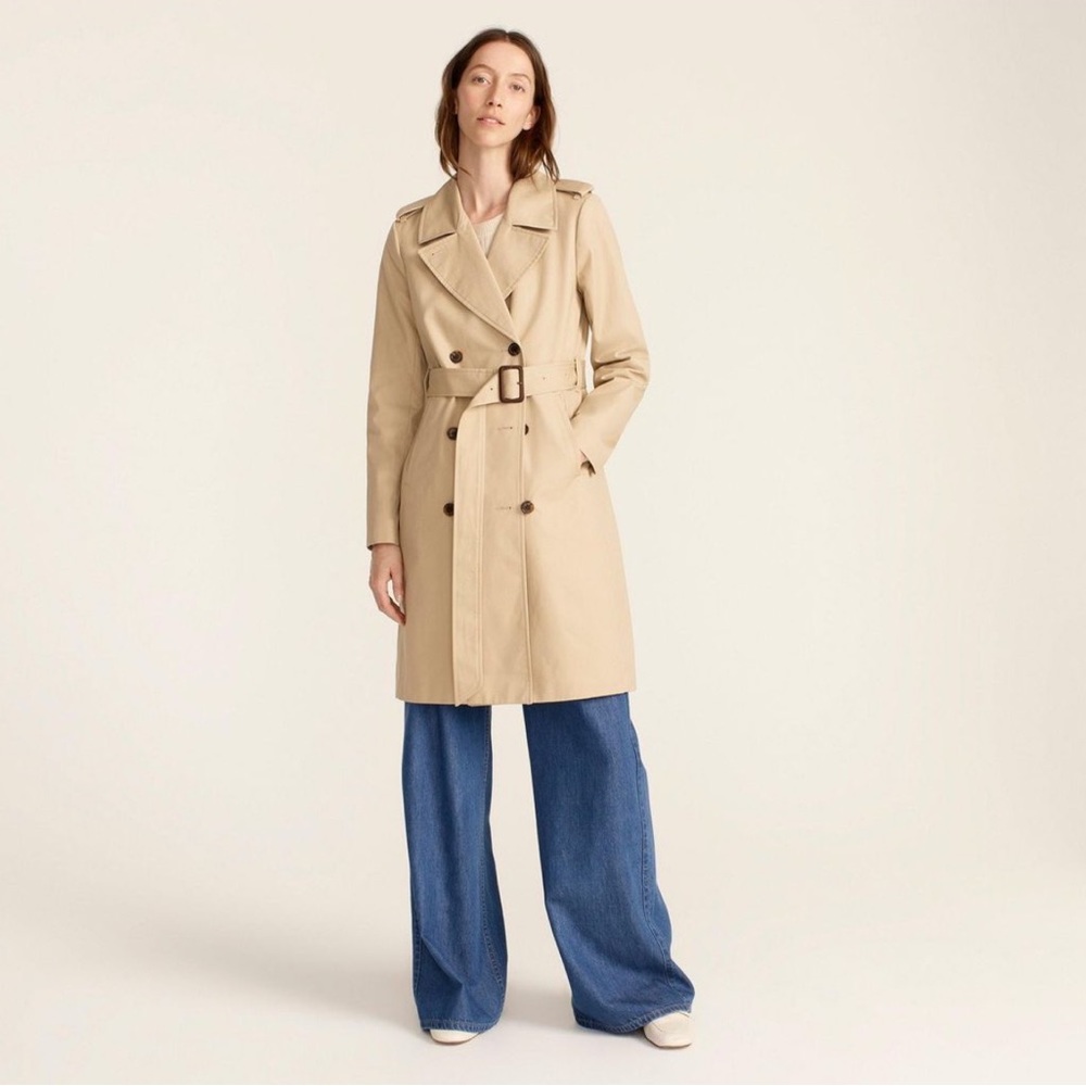 J Crew Icon Trench In VINTAGE KHAKI